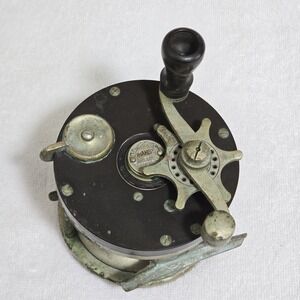 VTG 1952 Zwarg Maximo 600 4/0 Big Game Reel F28 Early Serial Bakelite Metal USA